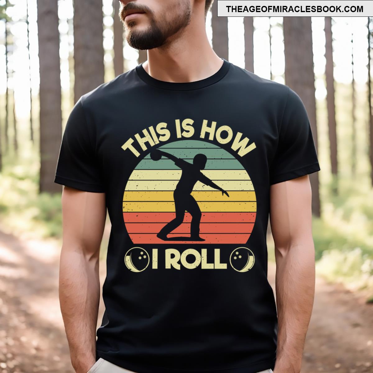 This Is How I Roll Bowling Player Vinatge Essential T-shirt
