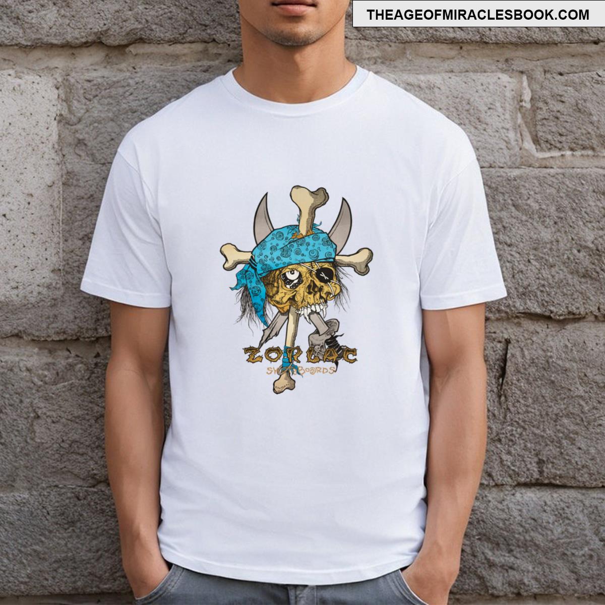 Zorlac Pushead Pirate Skull T-shirt
