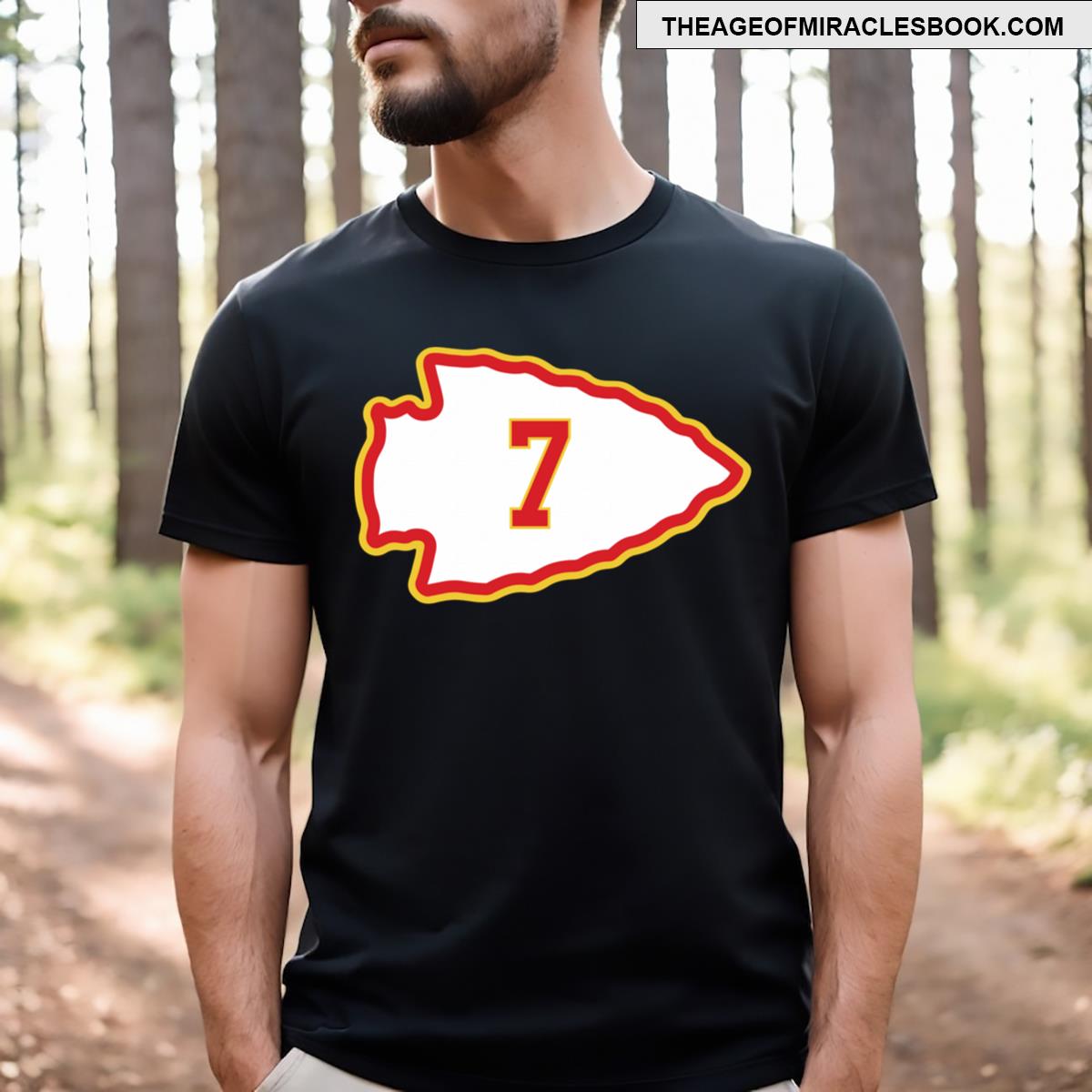 7 Butker White T-shirt