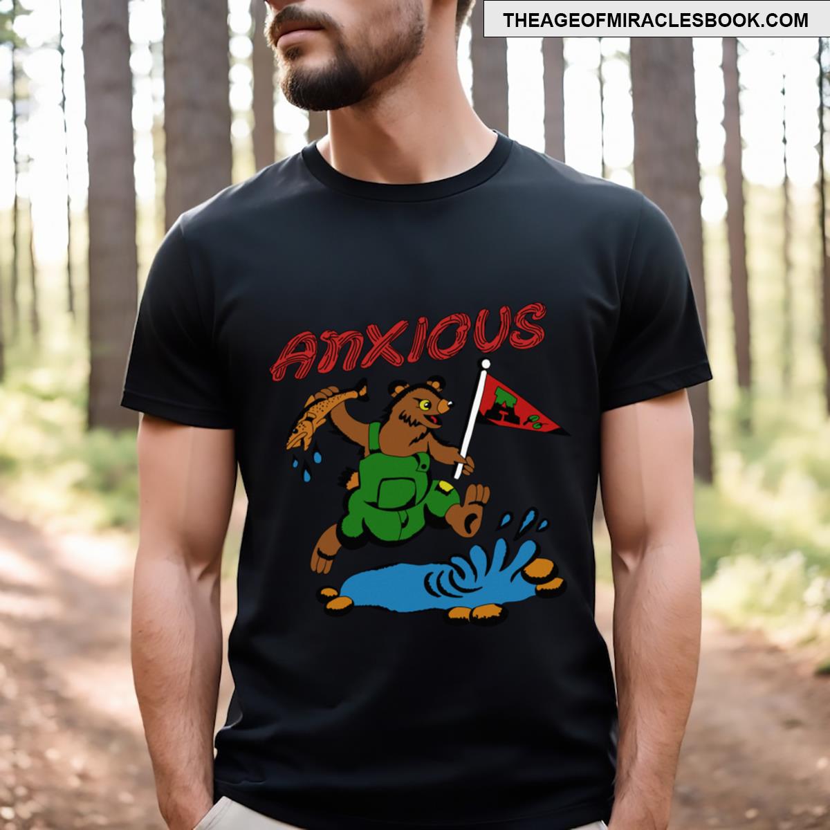 Anxious Bear Fish T-shirt