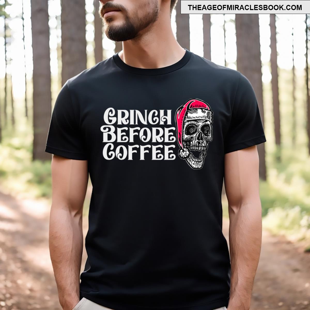 Grinch Before Coffee T-shirt