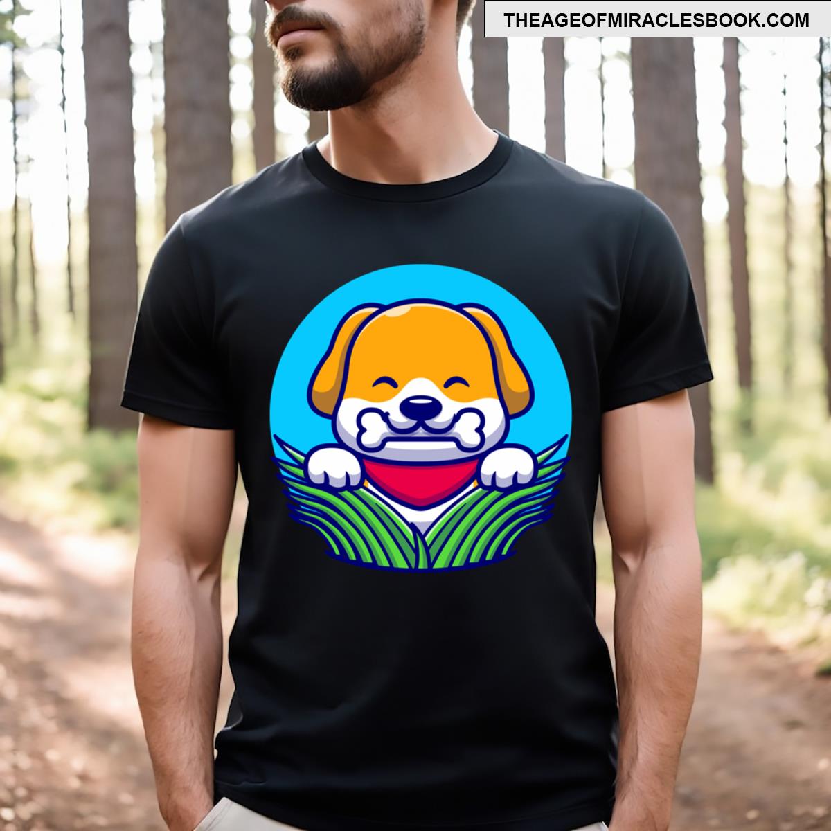 Happy Dog And Bone T-shirt