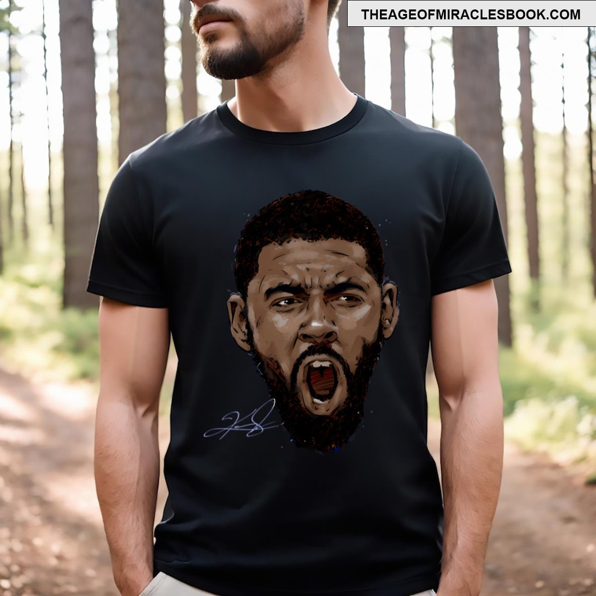 Kyrie Irving Dallas Scream T-shirt