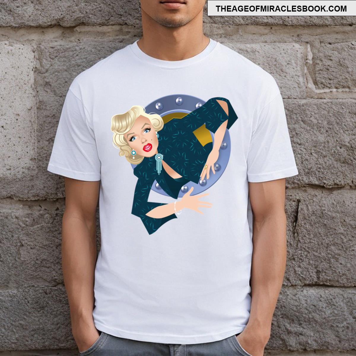 Lorelei Stuck In A Porthole T-shirt