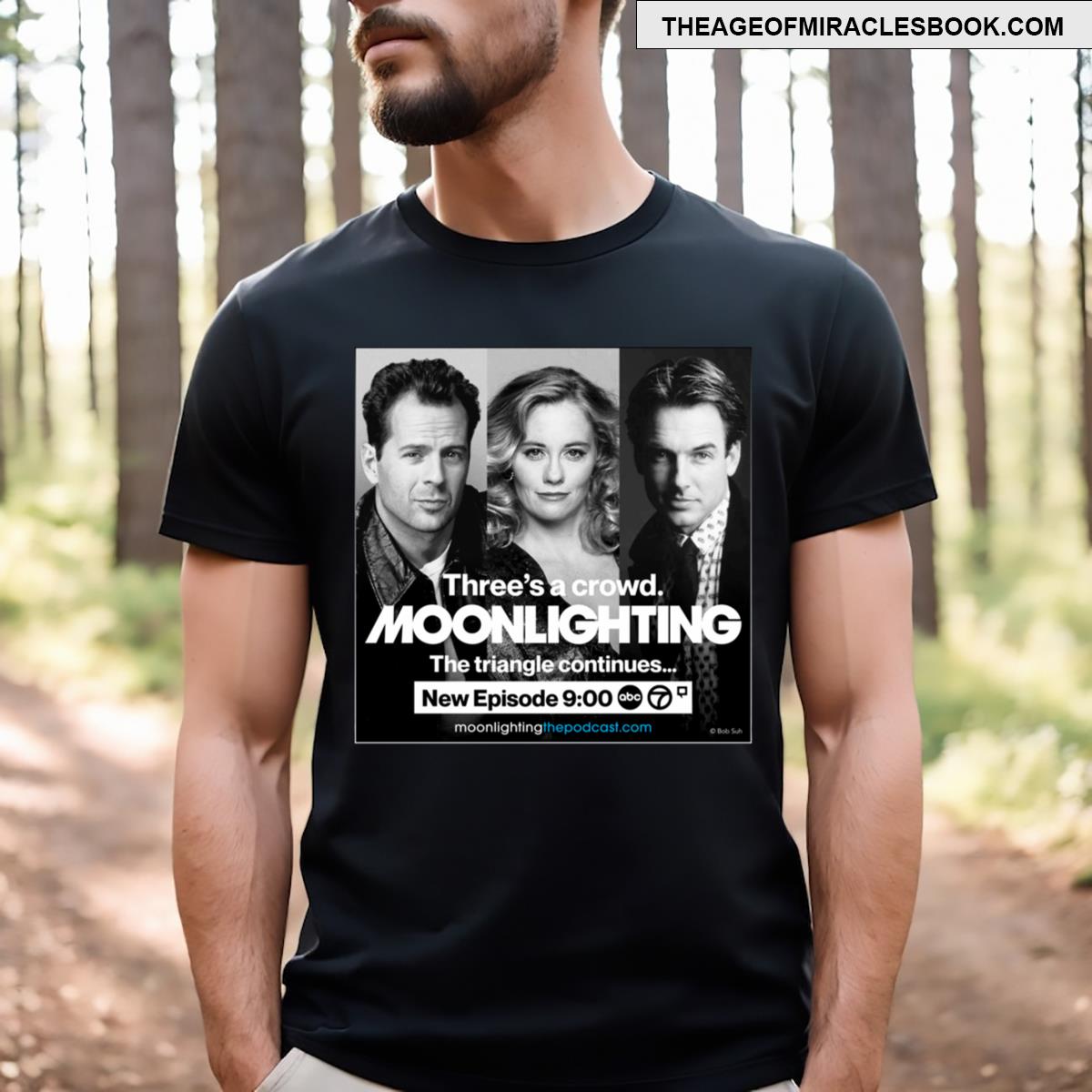 Moonlighting Threes A Crowd Essential T-shirt