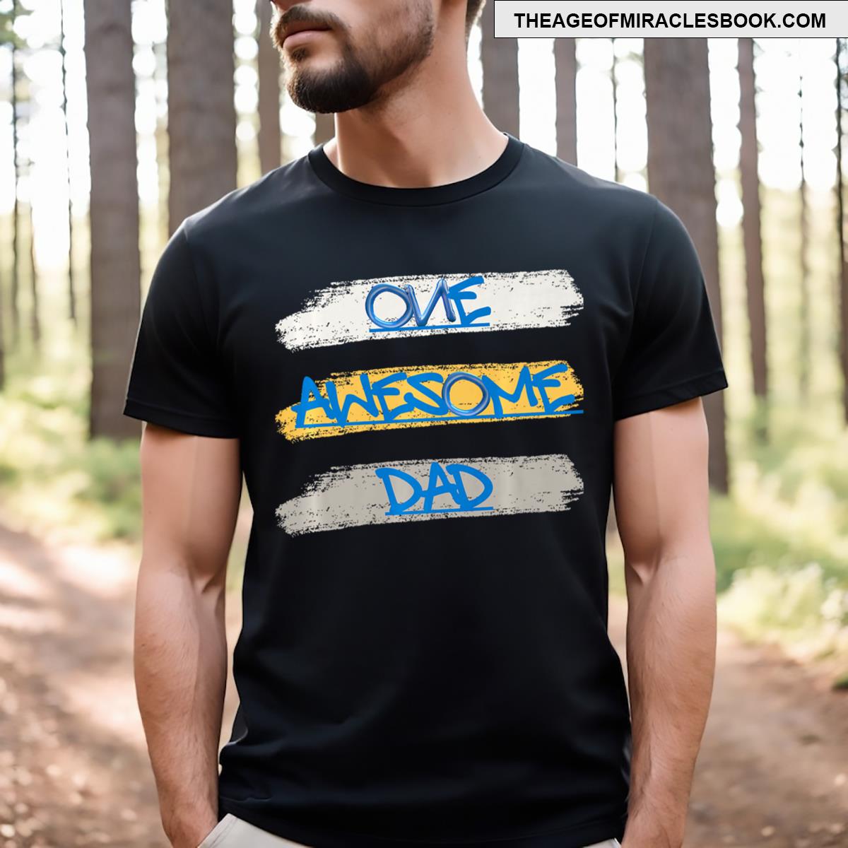 One Awesome Dad White T-shirt