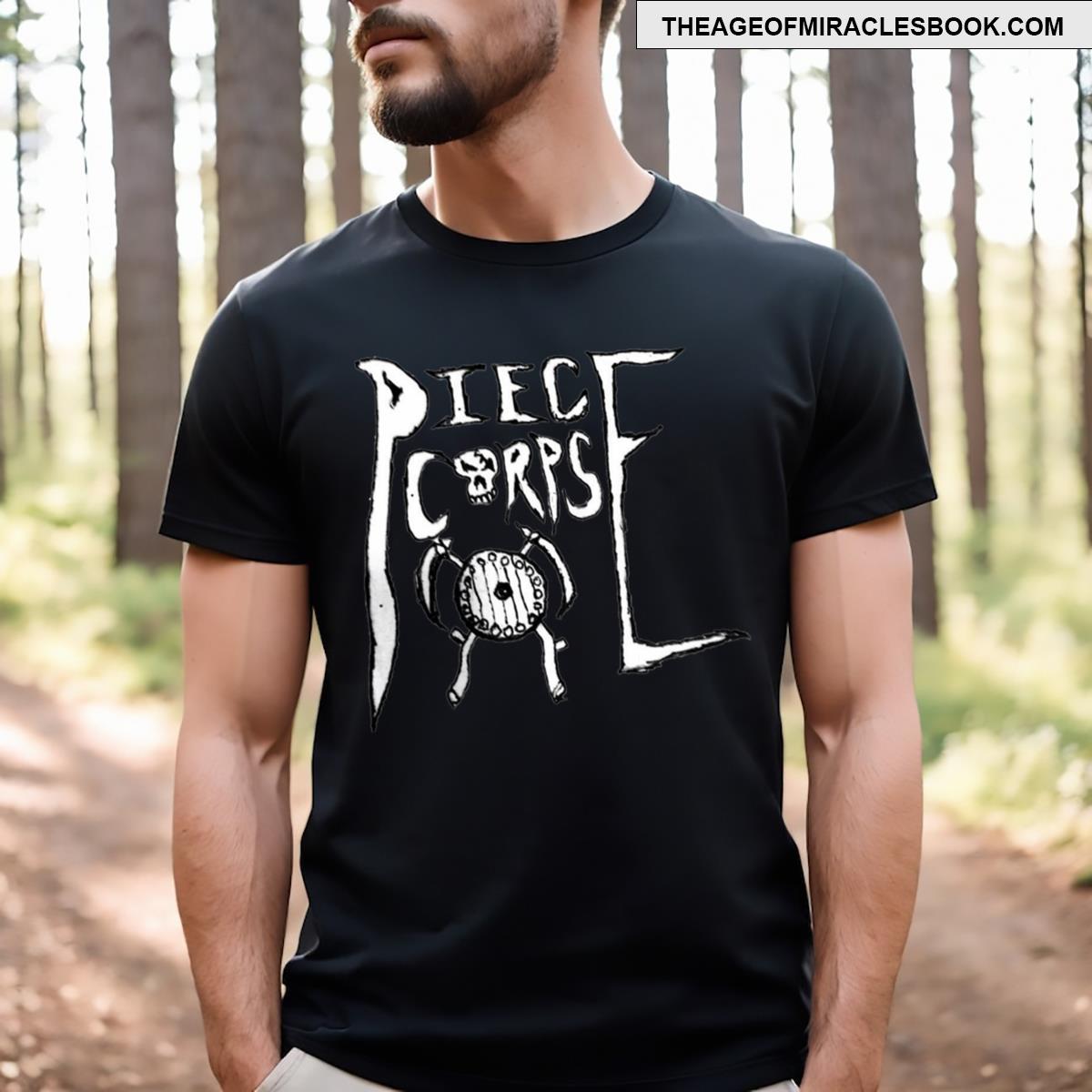 Piece Corpse Shield Logo T-shirt