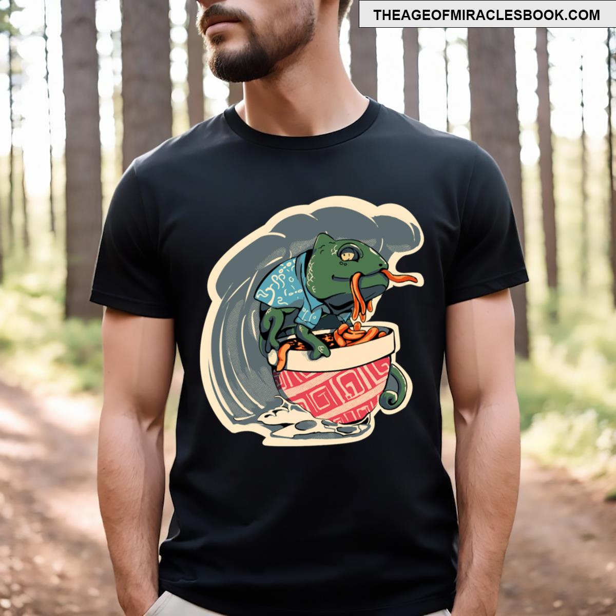 Summer Wave Ramen Chameleon T-shirt
