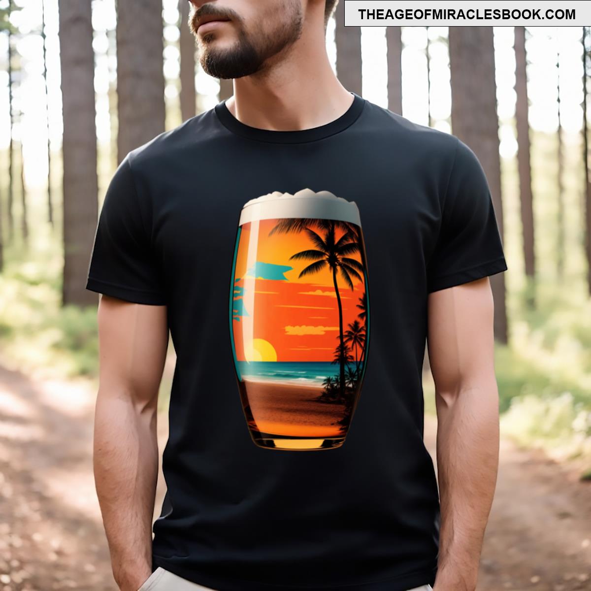 Tropical Beach Beer T-shirt