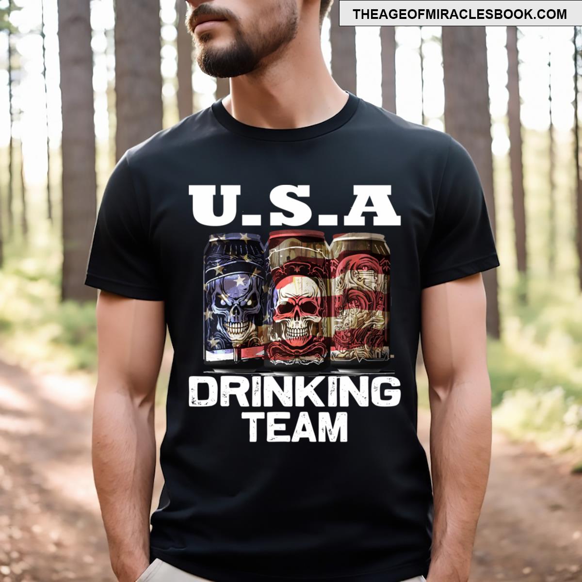 Usa Drinking Team Funny Drinking Team Essential T-shirt