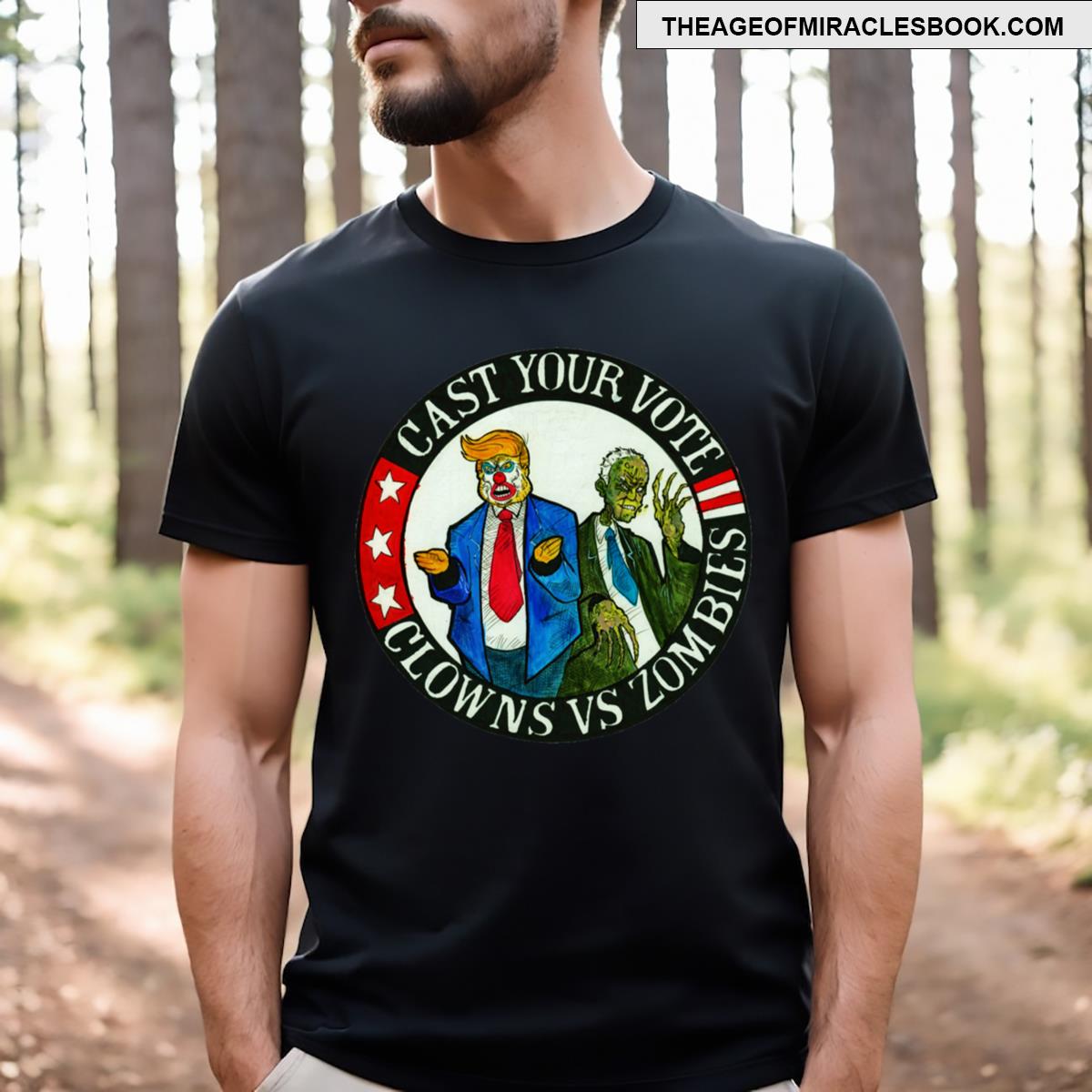 Vote White Background T-shirt