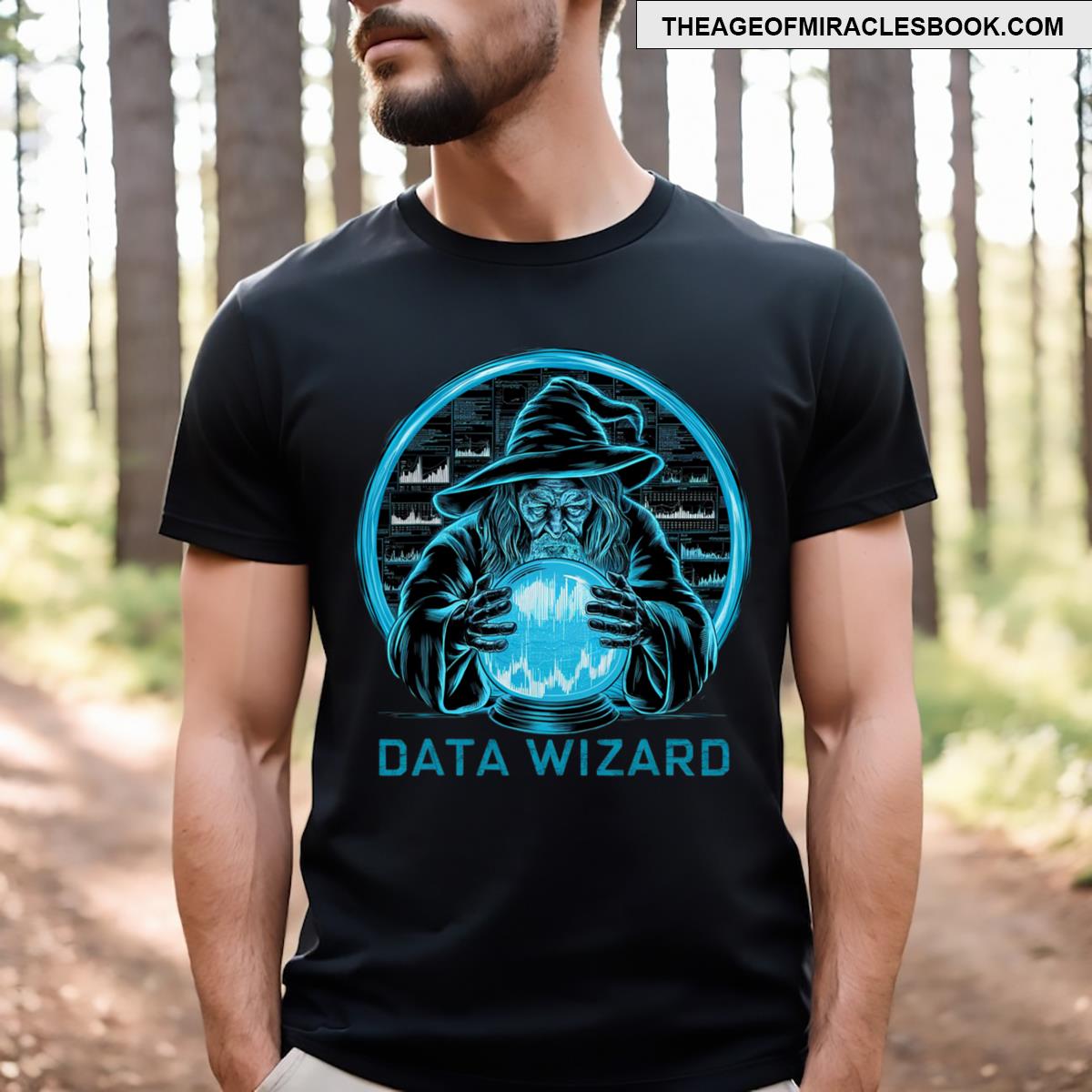 Funny Data Analytics Data Wizard It Guy Data Engineering T-shirt