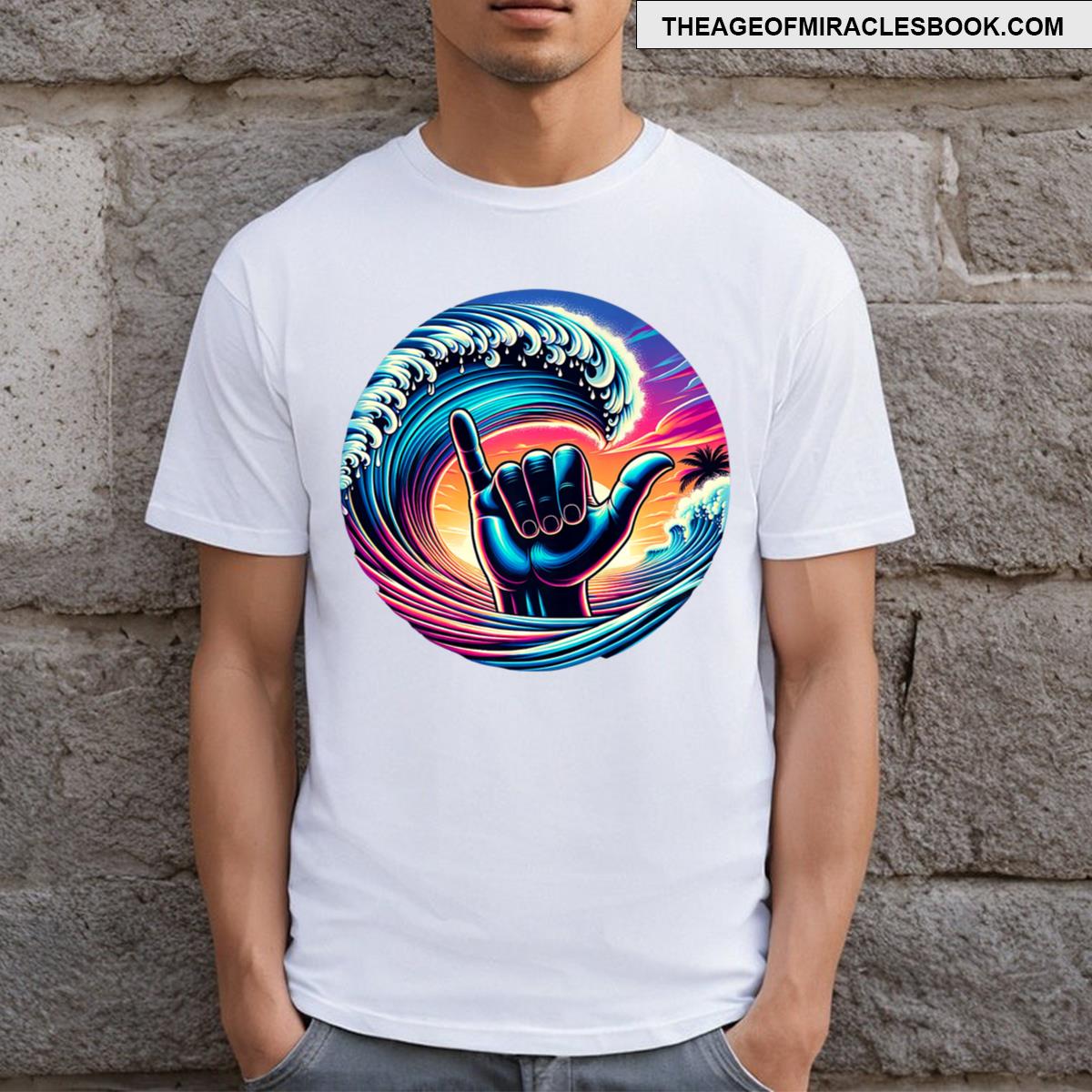 Waves In Time By Alexi Ricci T-shirt