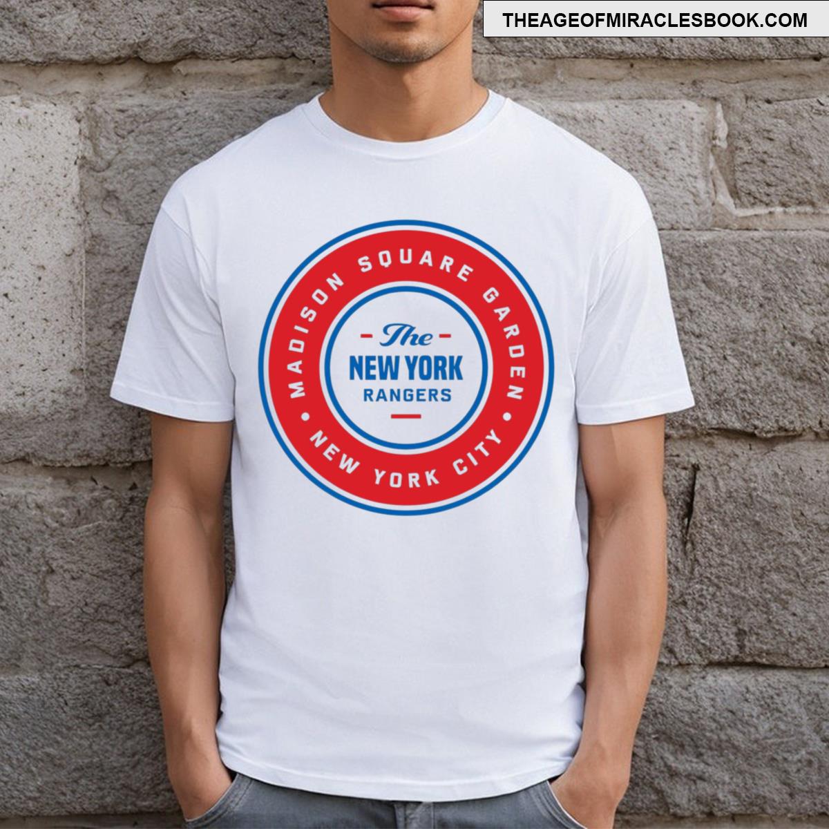 New York Rangers Msg Badge T-shirt