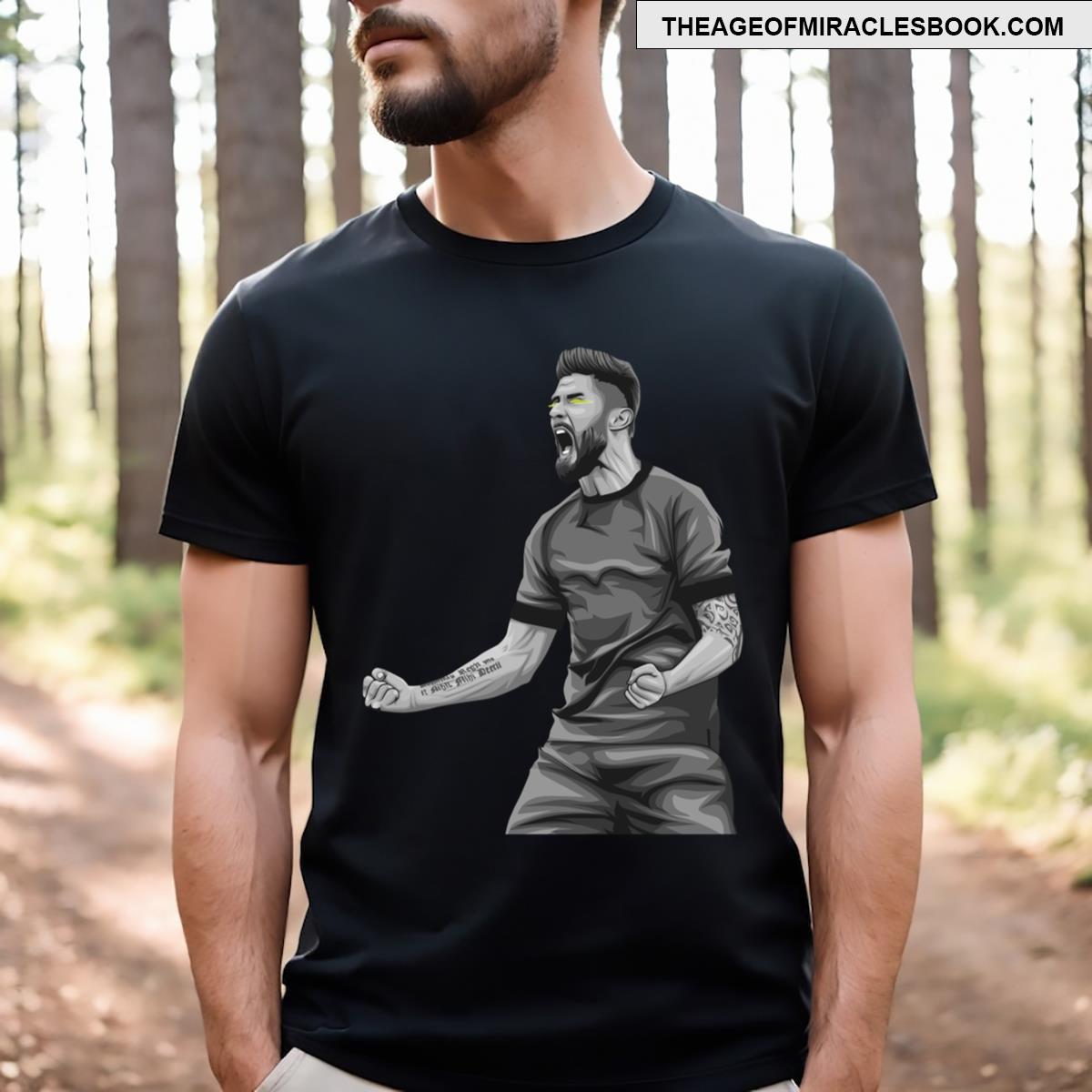 Olivier Giroud Black And White Version T-shirt