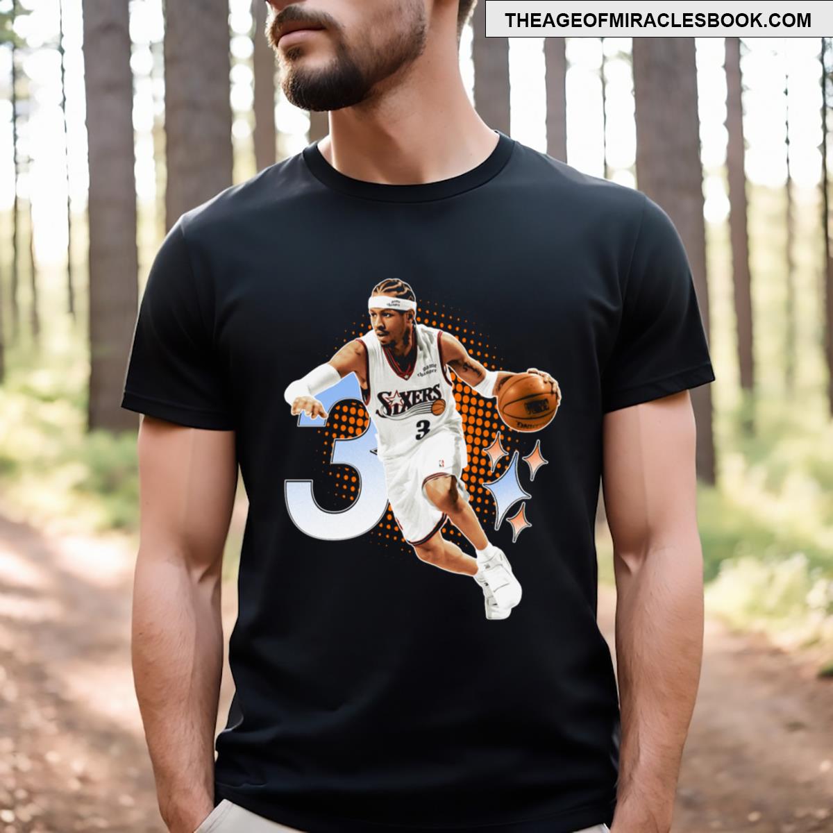 Allen Iverson Superstar Pose T-shirt