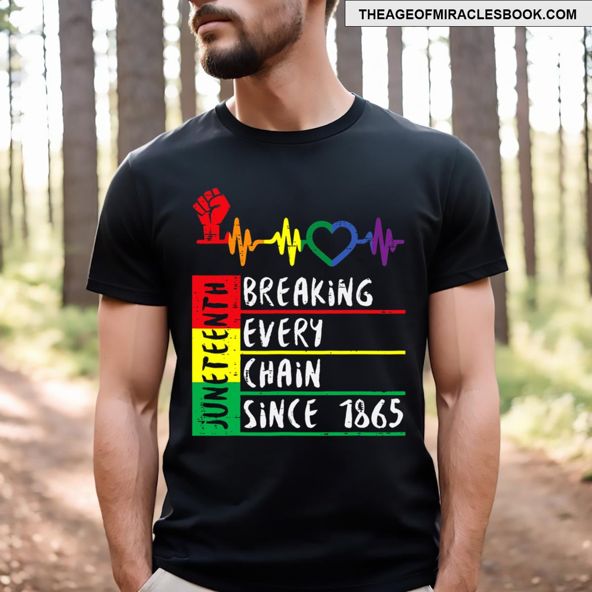 Breaking Every Chain Since 1865 Juneteenth Freedom Men T-shirt