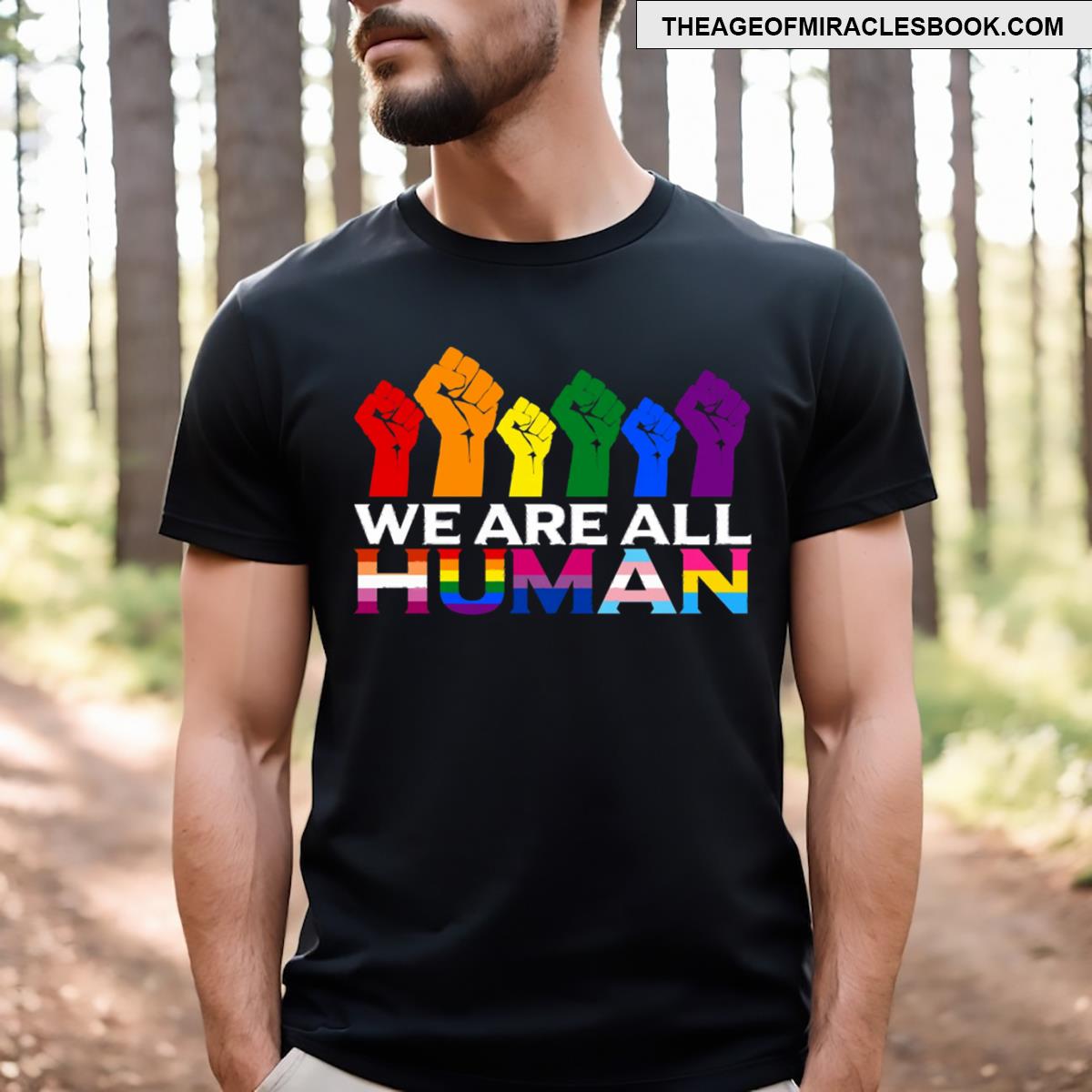 We Are All Human Lgbt Pride T-shirt