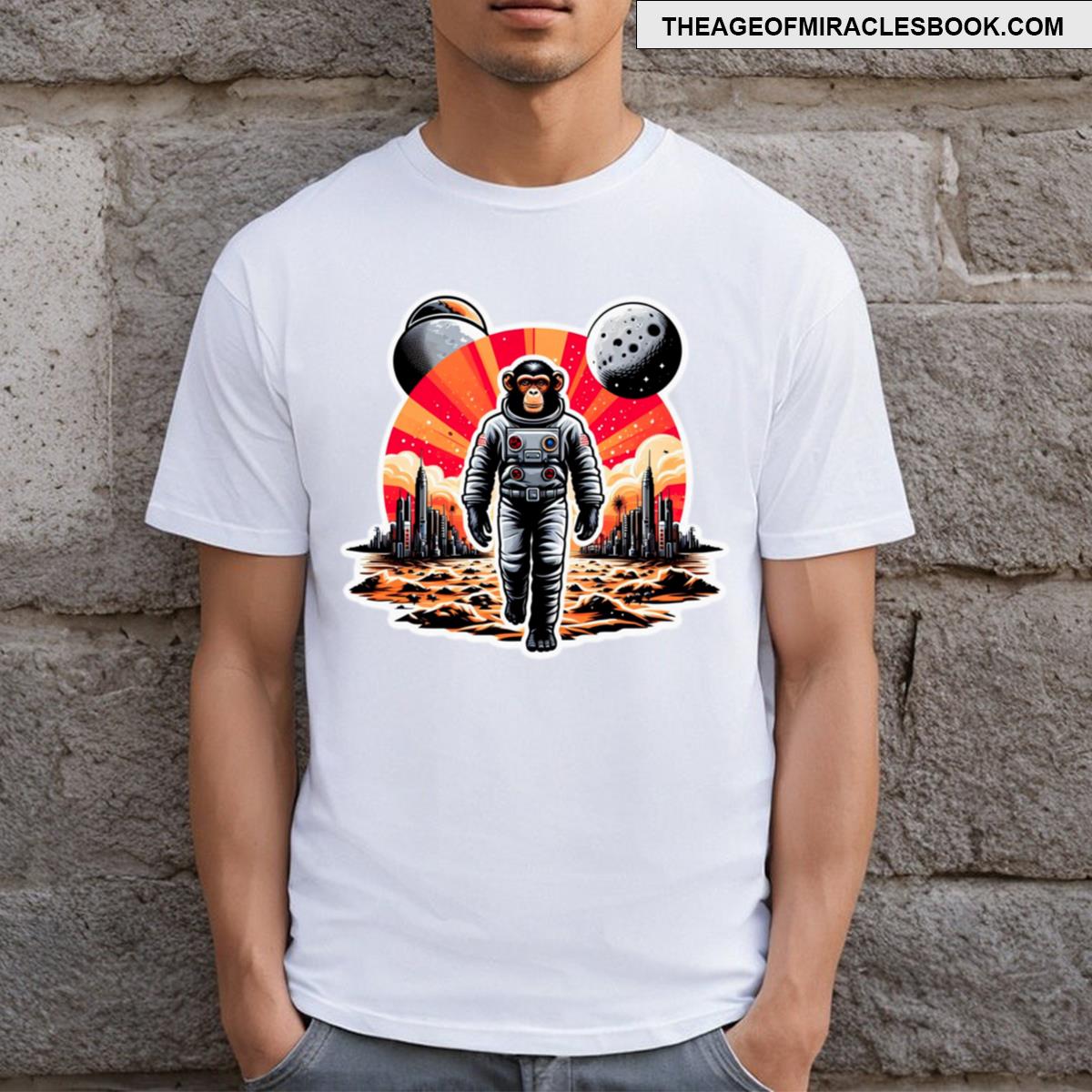 Apes In Space The Final Destination 5 T-shirt
