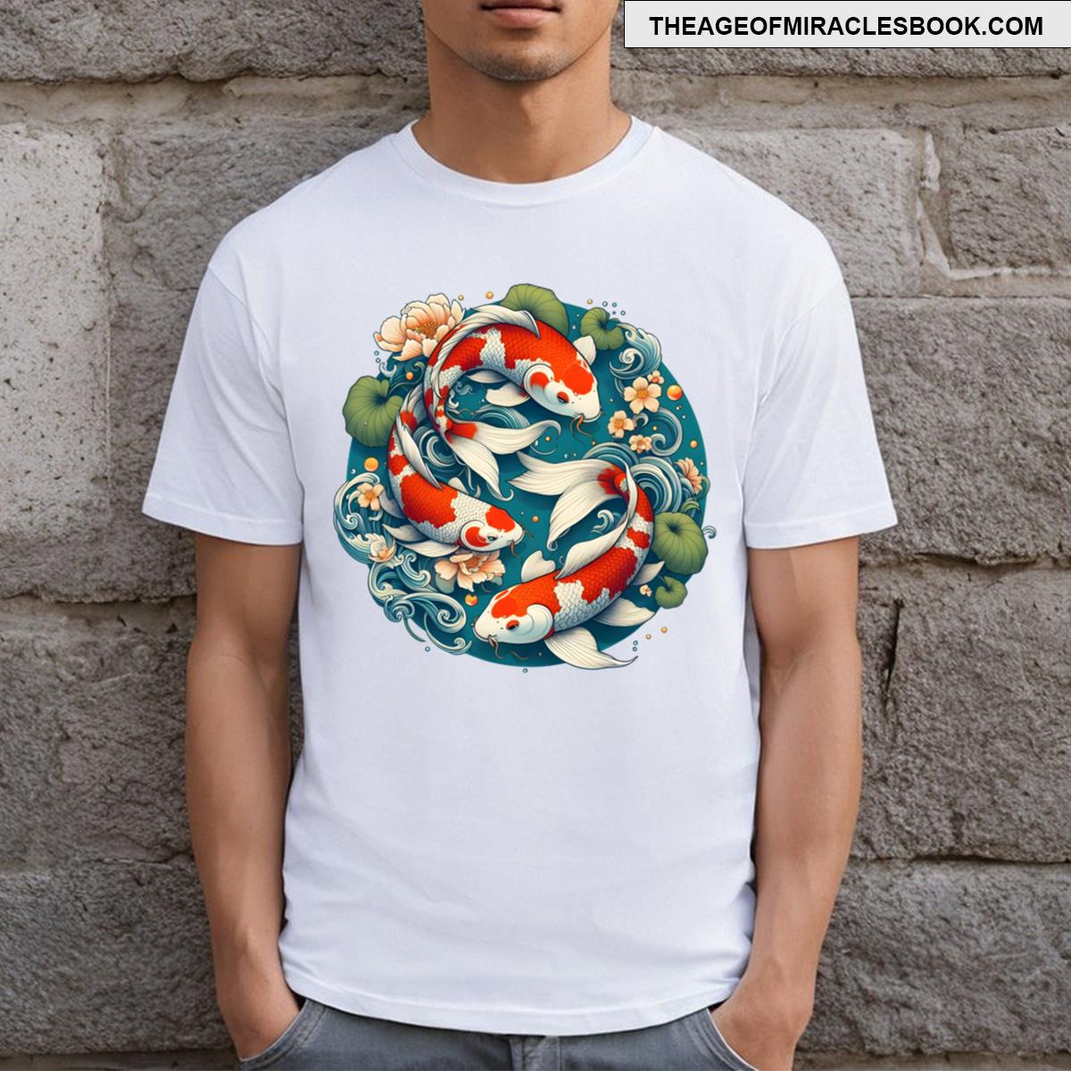 Auspicious Koi Fish T-shirt