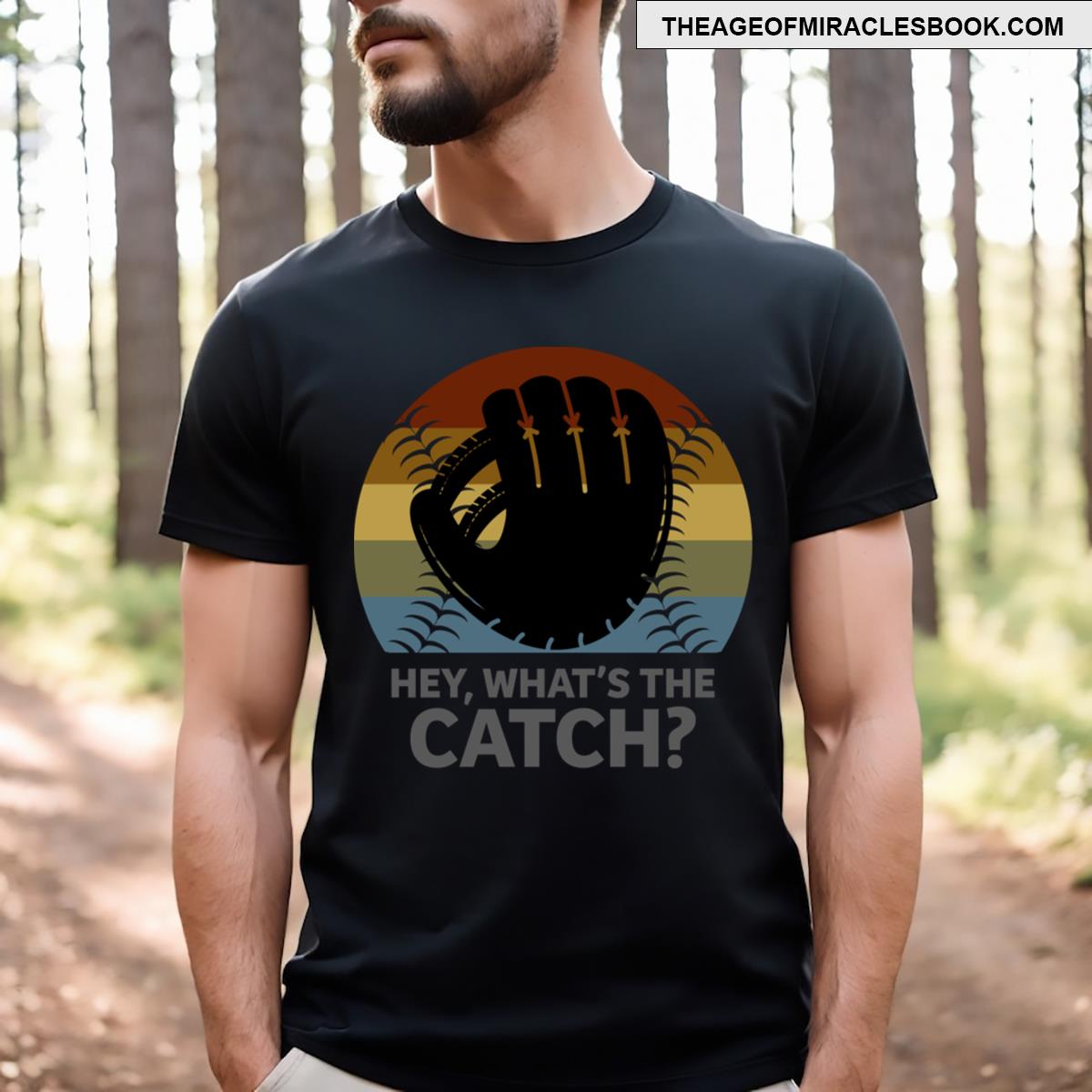 Baseball Catch Witty Colorful T-shirt