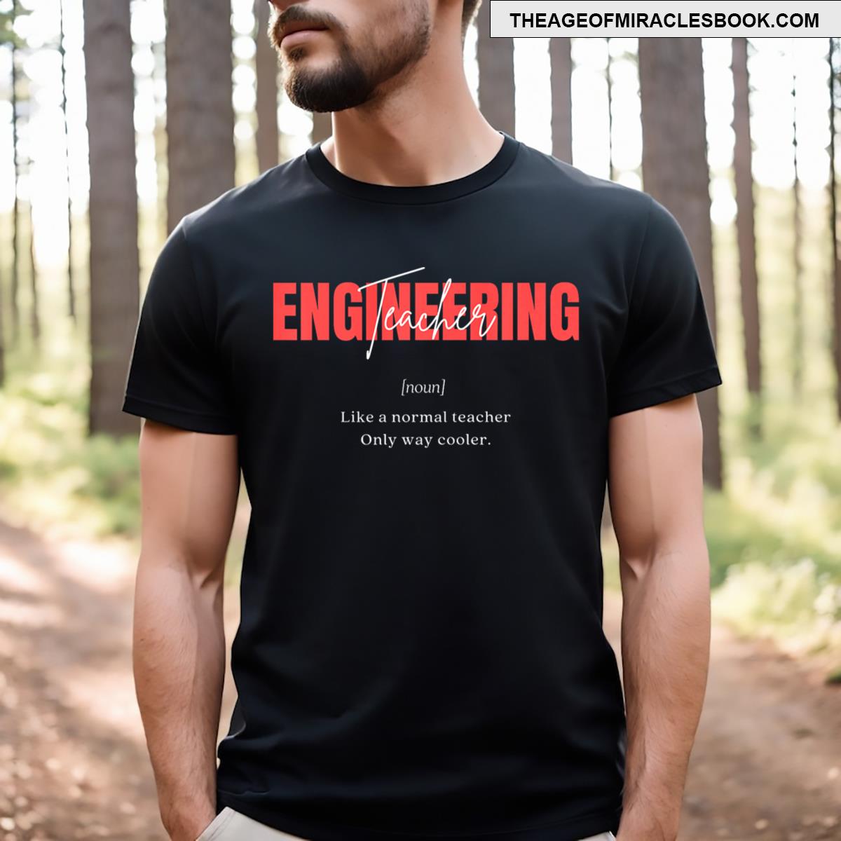 Funny Engineering Teacher Definition For & Men T-shirt