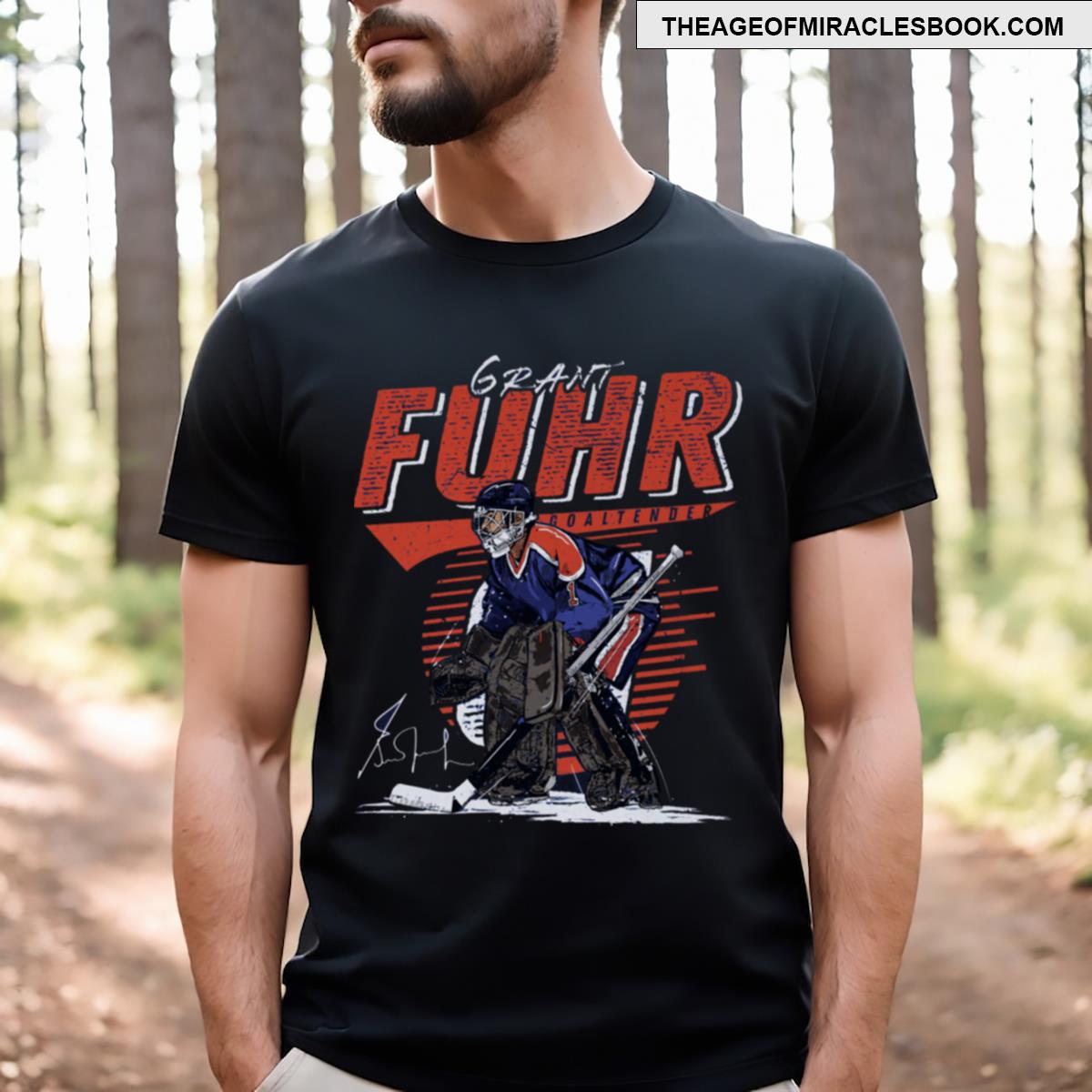 Grant Fuhr Edmonton Comet T-shirt