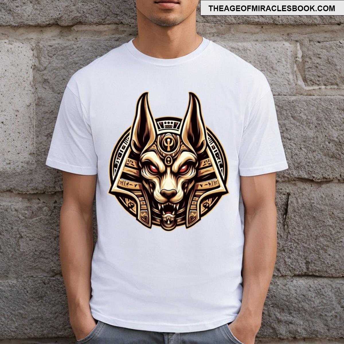 Hieroglyphic Anubis T-shirt