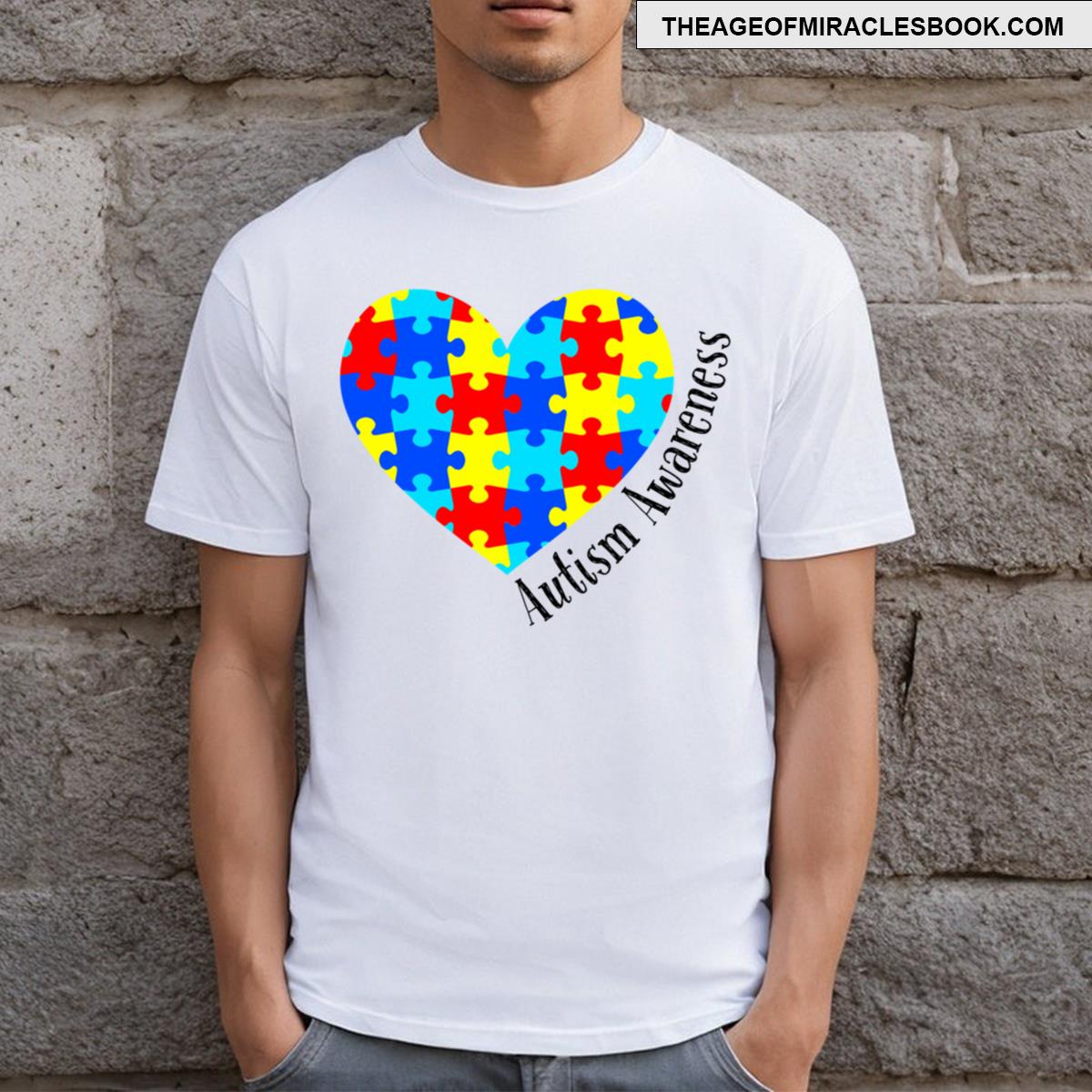 Autism Awareness Puzzle Heart T-shirt