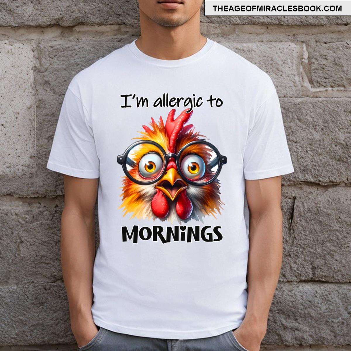 Im Allergic To Mornings T-shirt