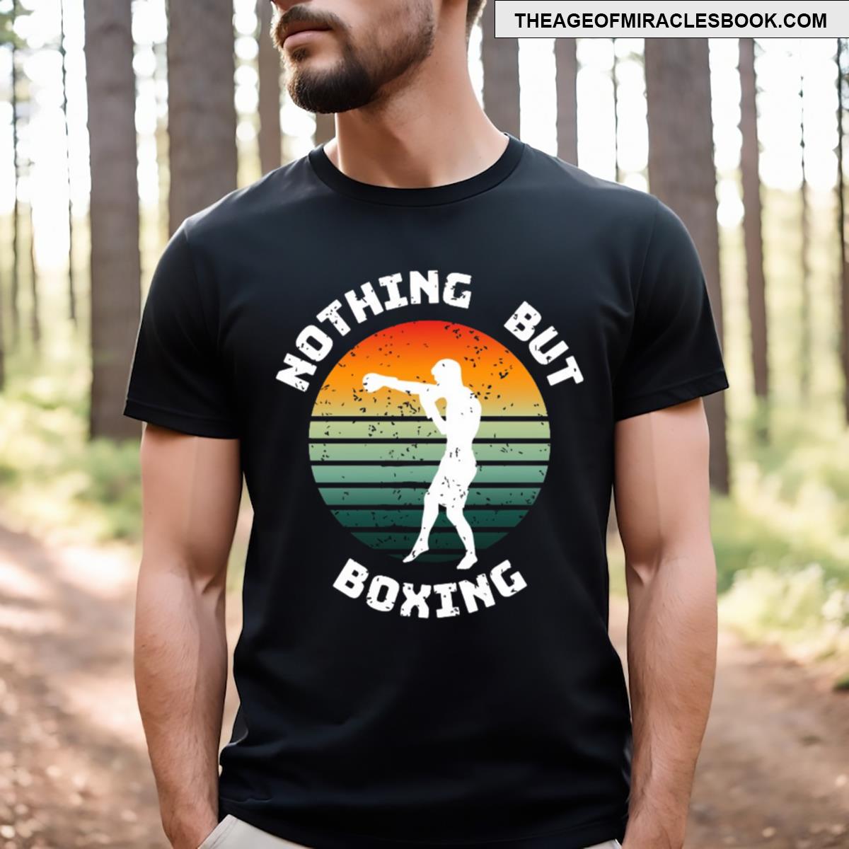 Nothing But Boxing Vintage Design T-shirt