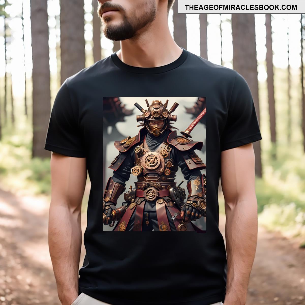 Steampunk Samurai T-shirt