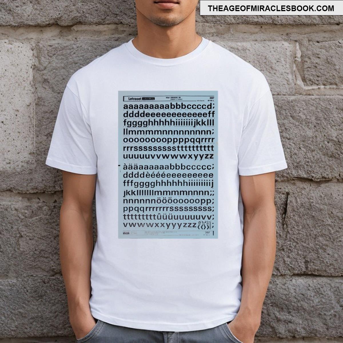 Retro Typography 1970s T-shirt