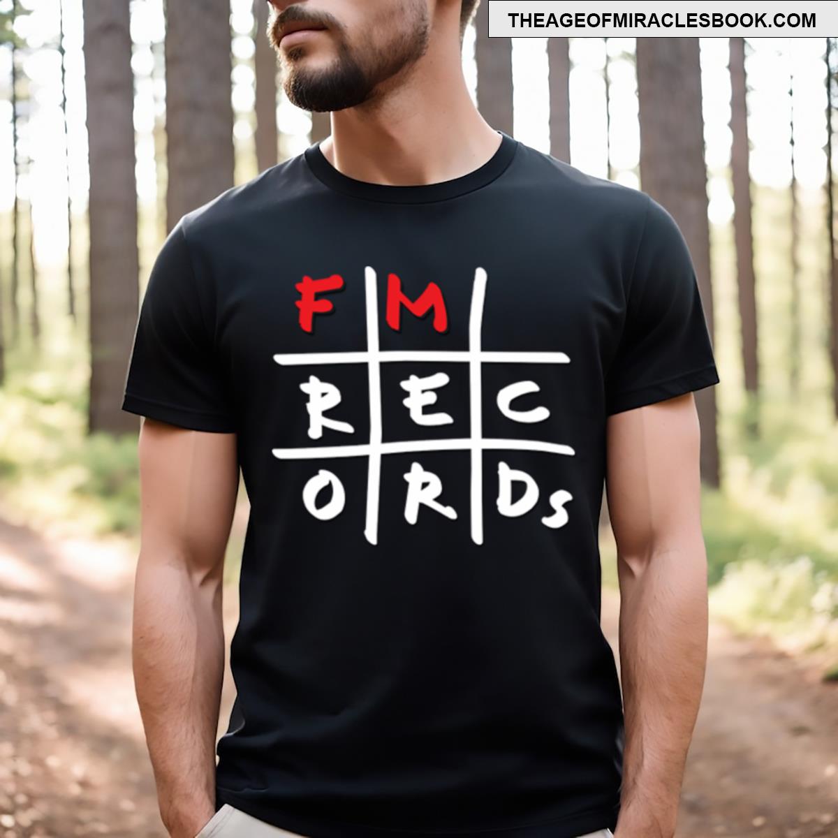 Fm Records Music Record T-shirt