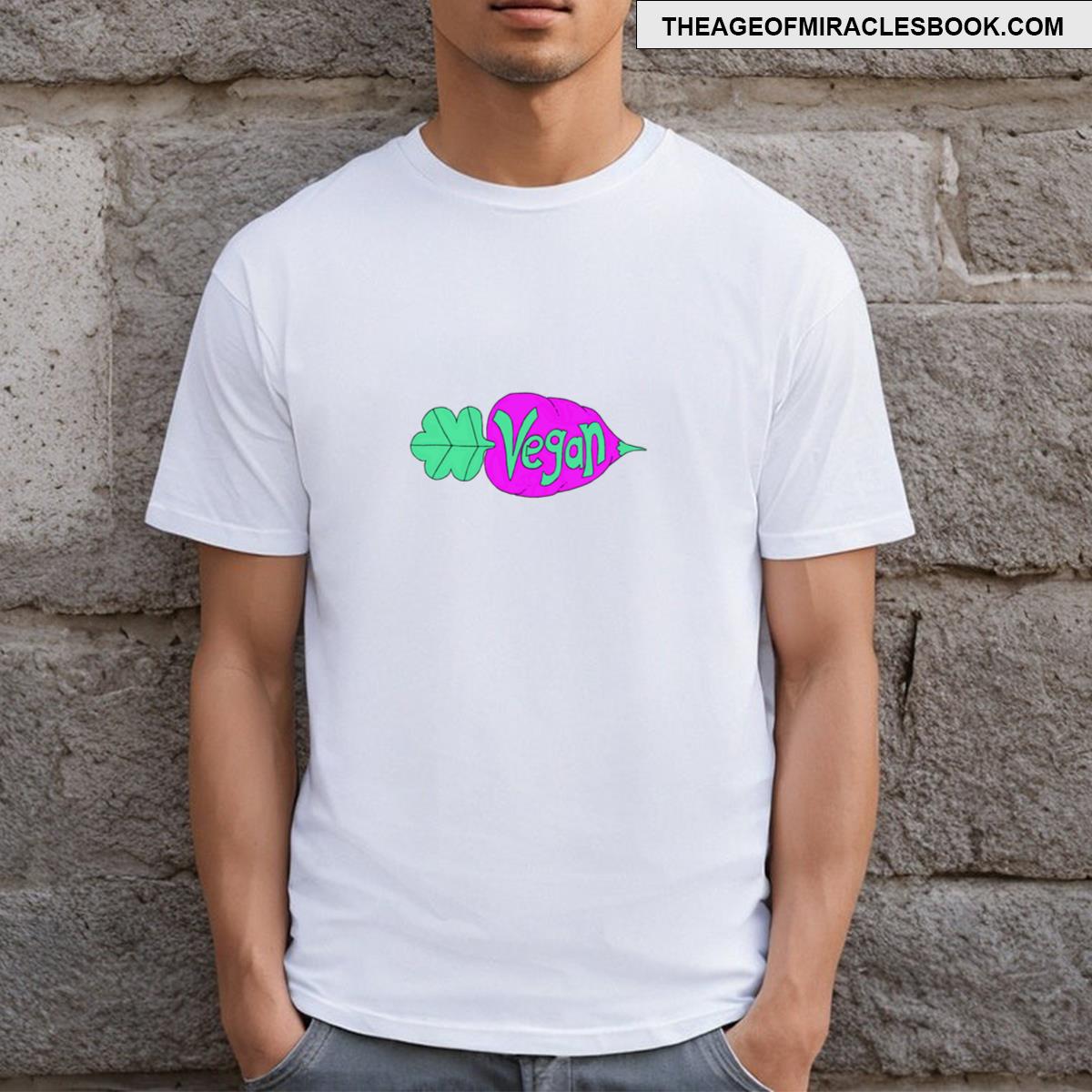 Vegan Vegetable Pinkpurple T-shirt