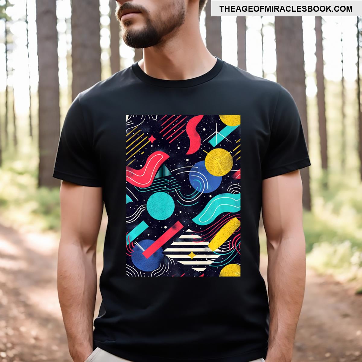 80s Style Retro Pattern Art T-shirt