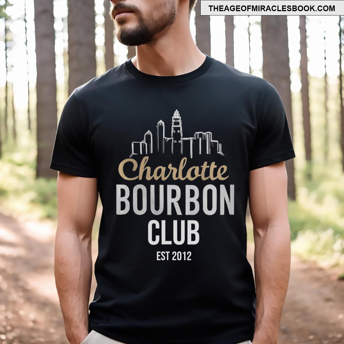 Bourbon Front Design T-shirt