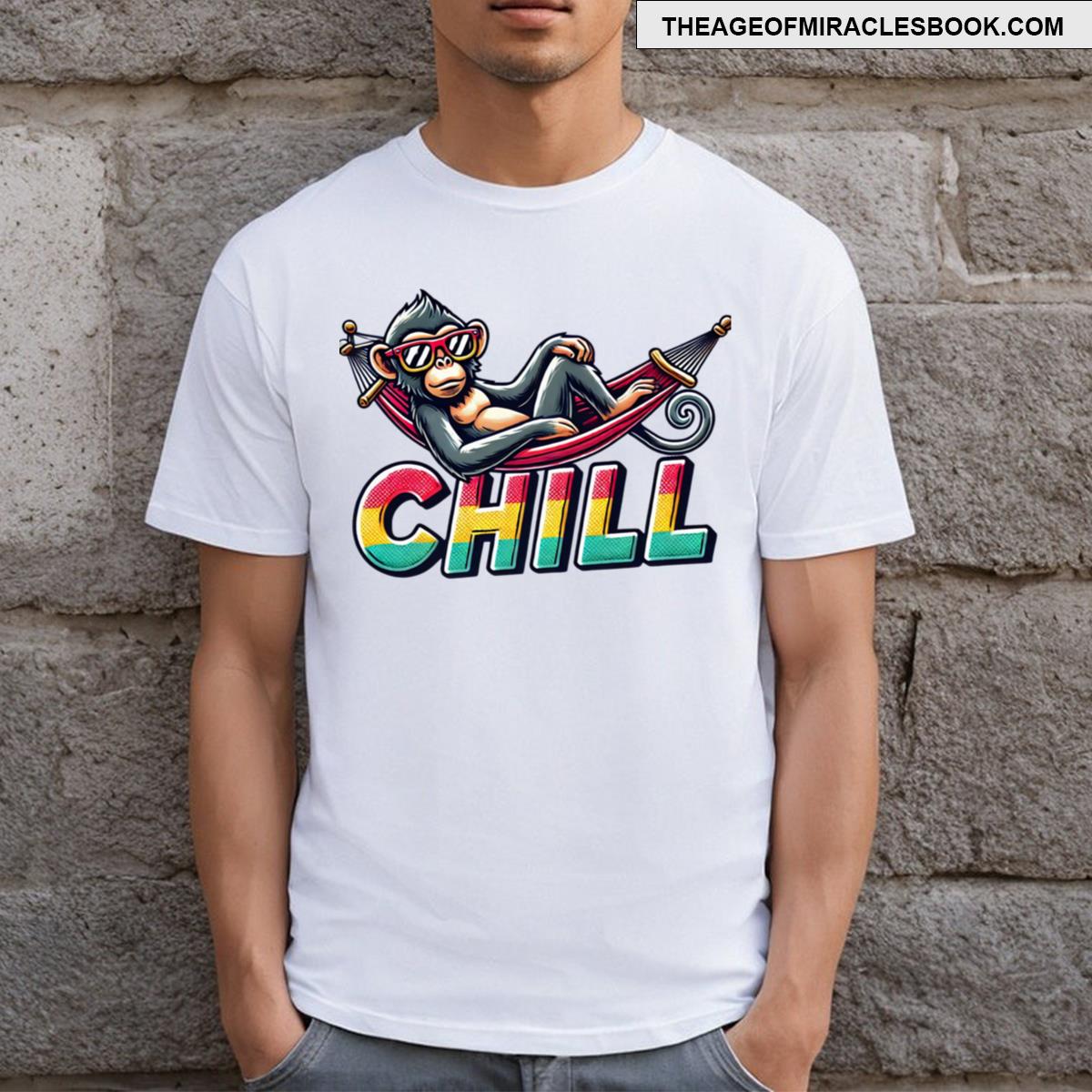 Chilling Monkey Hammock Chill T-shirt