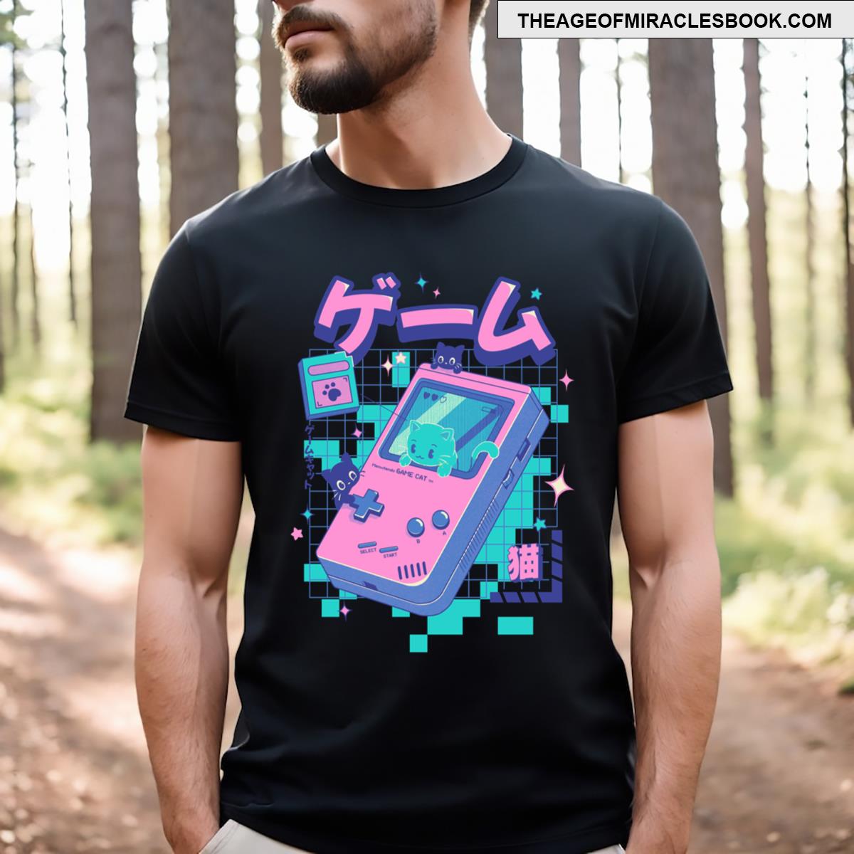 Game Cat Black Version T-shirt