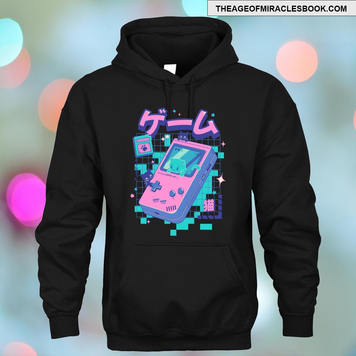 Alternative view of Game Cat Black Version T-shirt