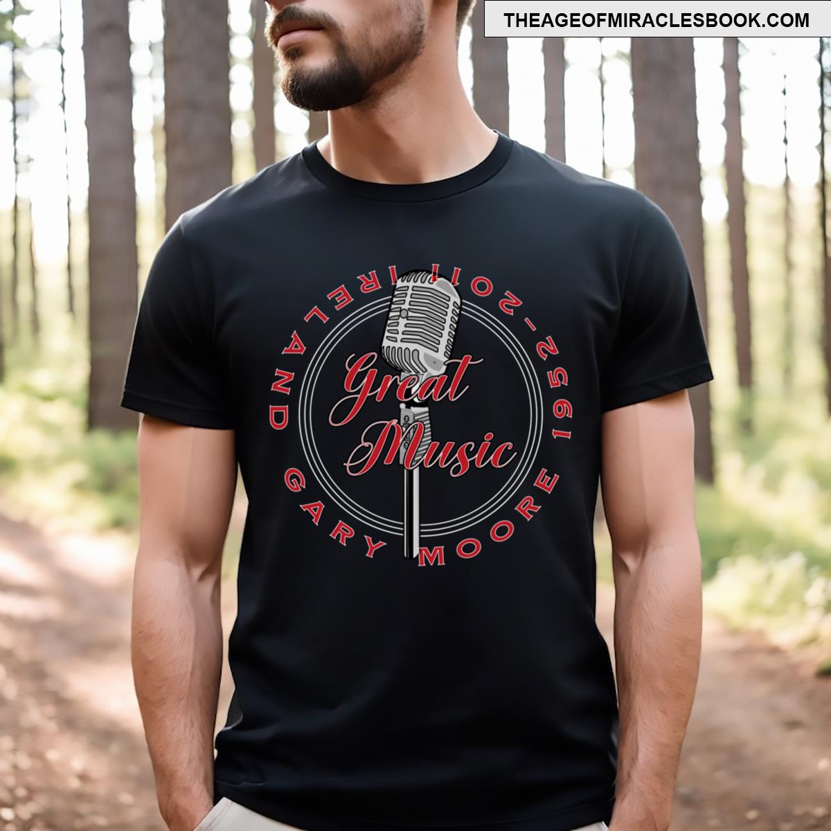 Gary Moore 1952 2011 Music D151 T-shirt