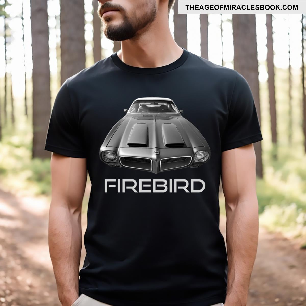 1971 Firebird Grayscale T-shirt