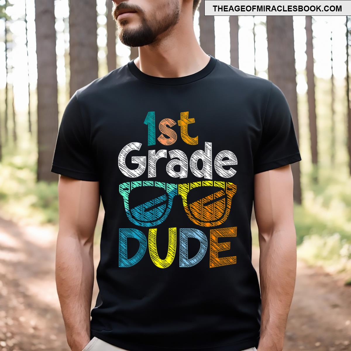 1st Grade Dude Back To School First Grade Student T-shirt