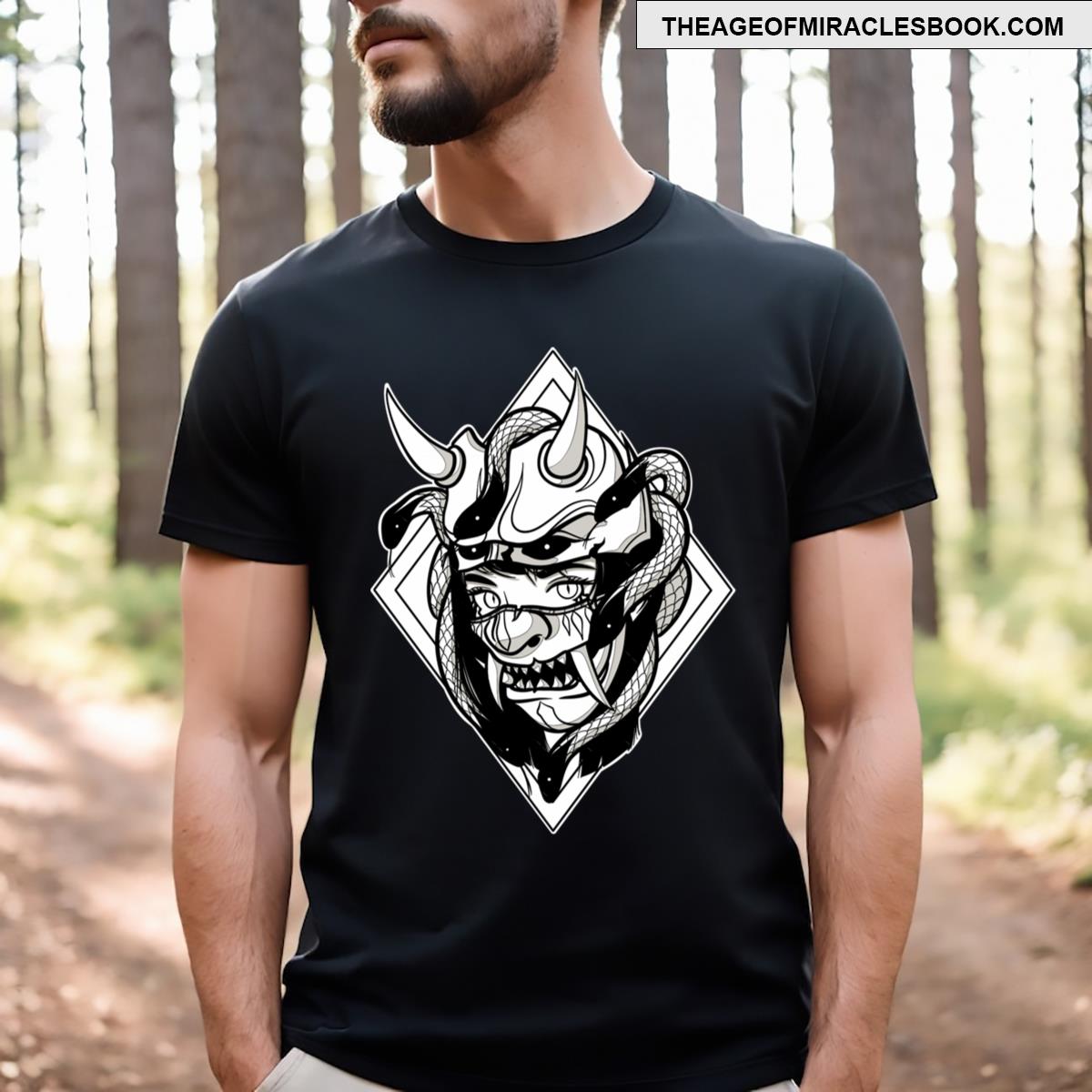 Anime Medusa Oni T-shirt
