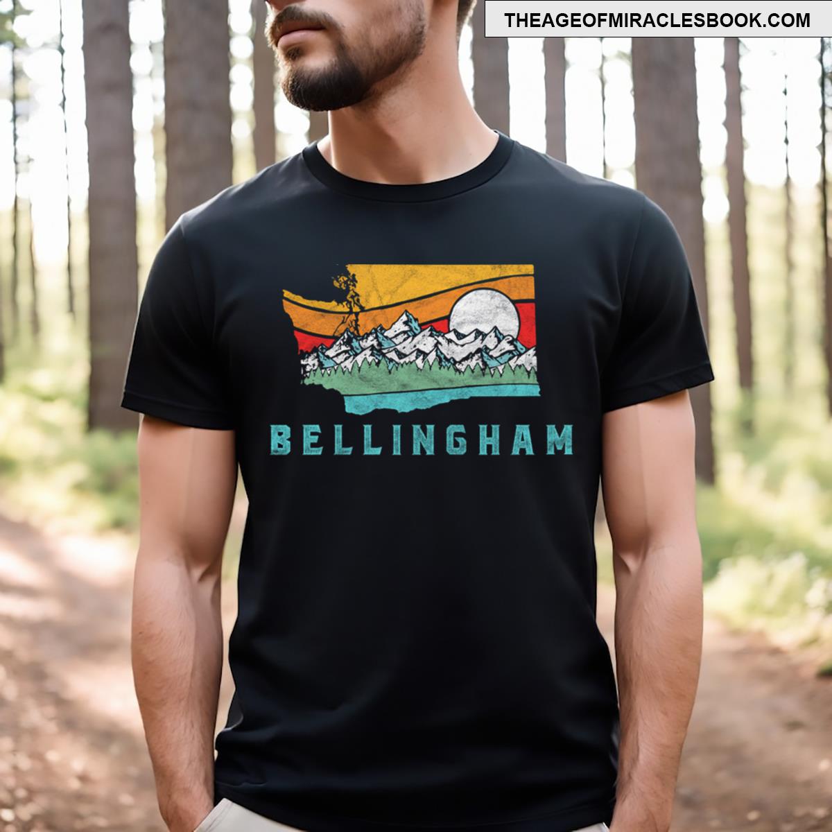 Bellingham Washington Outdoors Mountains T-shirt