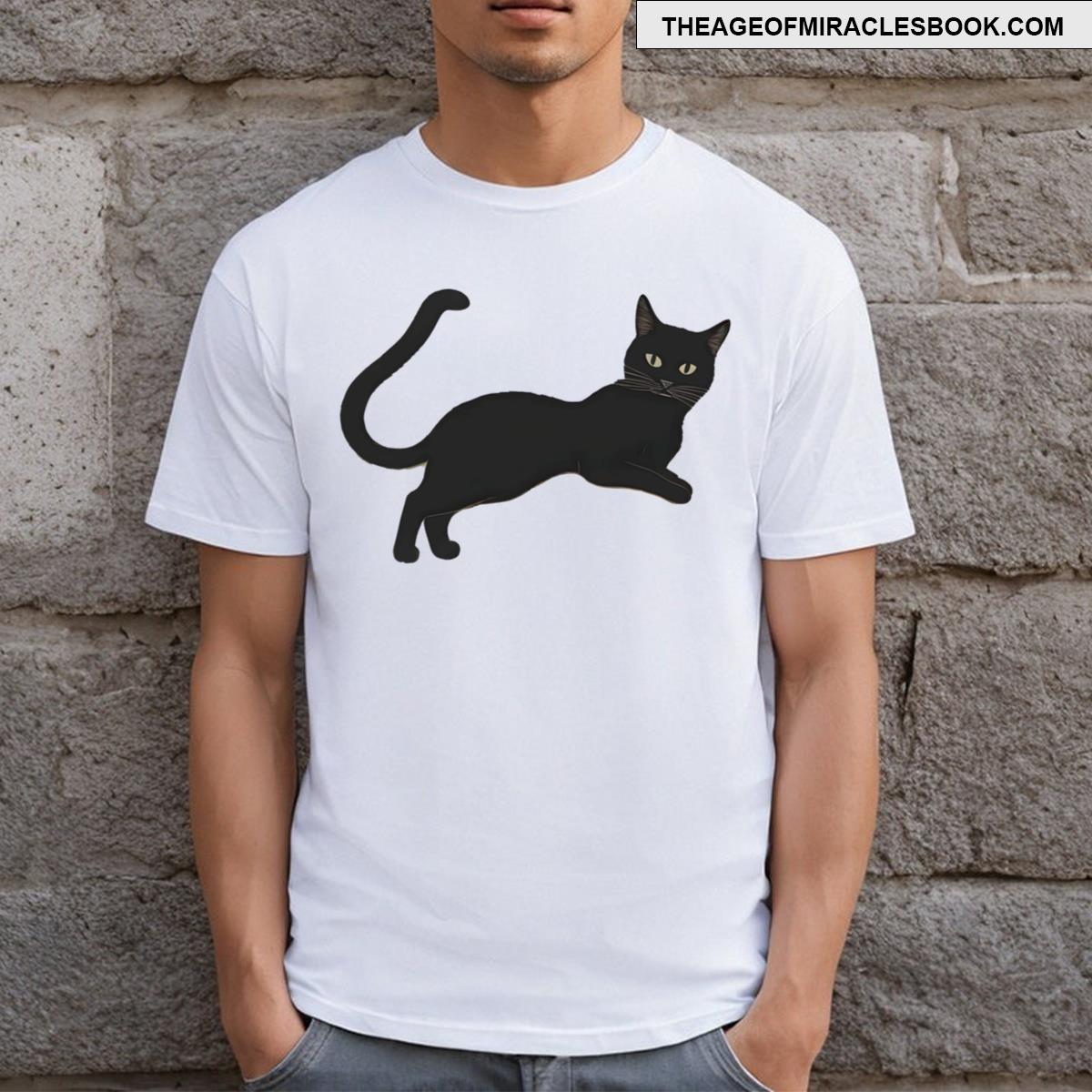 Cute Funny Black Cat Essential T-shirt