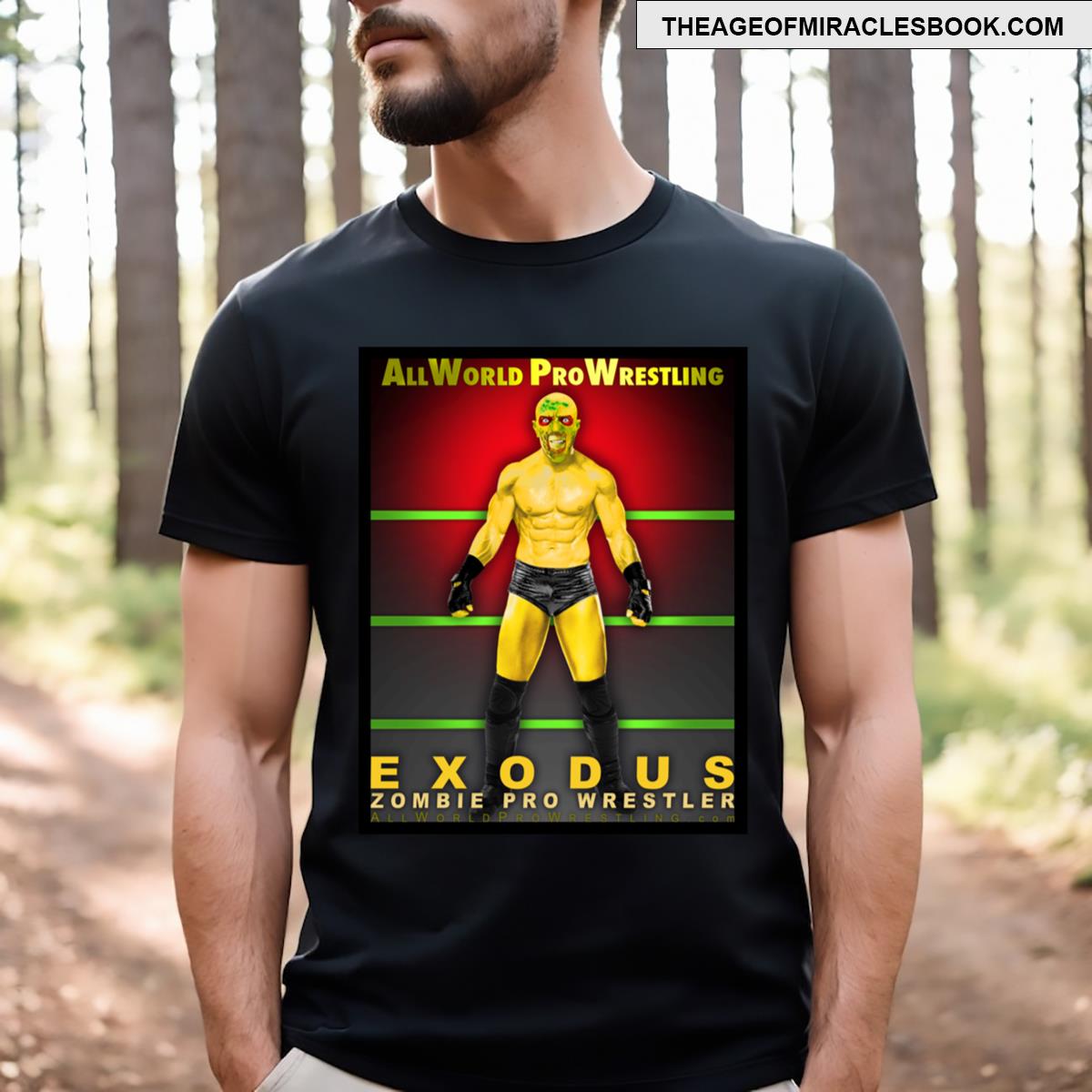 Exodus Zombie Pro Wrestler T-shirt