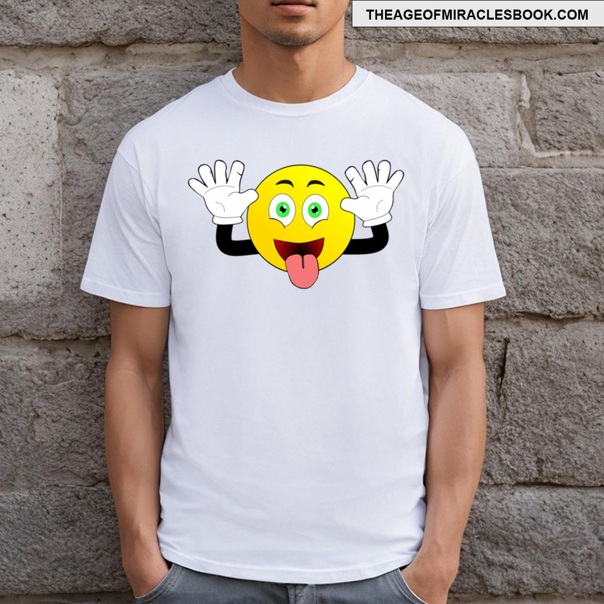 Funny Face Kids Shower Curtain T-shirt