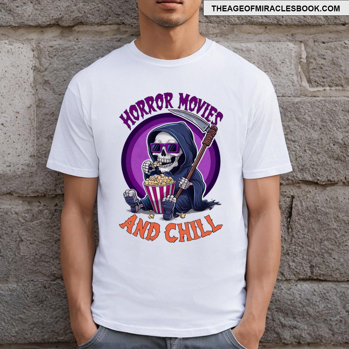 Horror Movies And Chill T-shirt