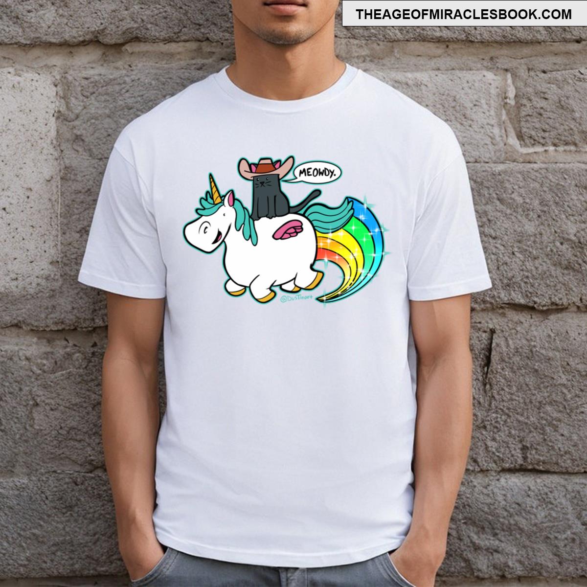 Meowdy Cat Unicorn T-shirt